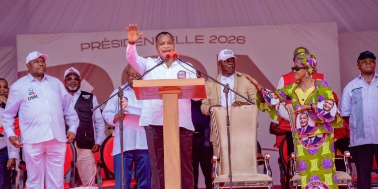 Campagne présidentielle / Forte mobilisation au meeting du 13 Mars 2026 de Denis Sassou Nguesso sur le boulevard Alfred Raoul