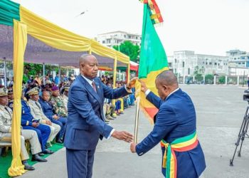 L’ADMINISTRATION TERRITORIALE : Jean Olessongo Ondaye appelle le nouveau préfet du département de Brazzaville à passer à l’action pour restaurer l’autorité de l’État