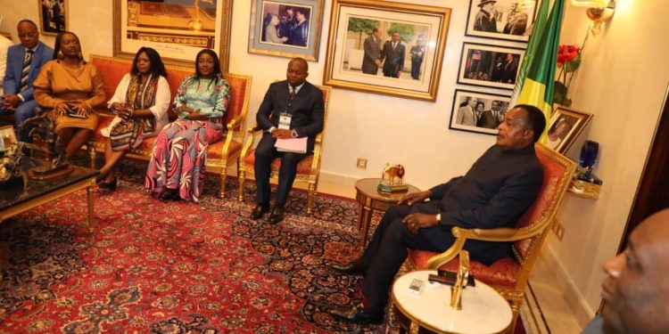 Audience/ La diaspora congolaise souhaite s’impliquer dans l’accélération de la marche vers le développement.