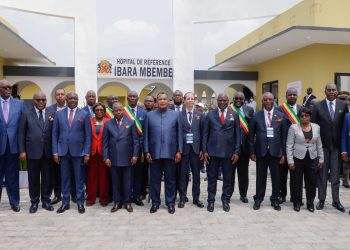 Inauguration de l’hôpital de référence Ibara Mbembe d’Ollombo.