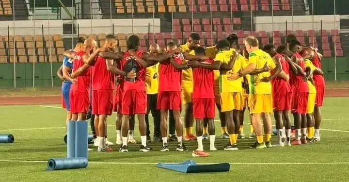 Diables Rouges :Première séance d’entraînement à Brazzaville