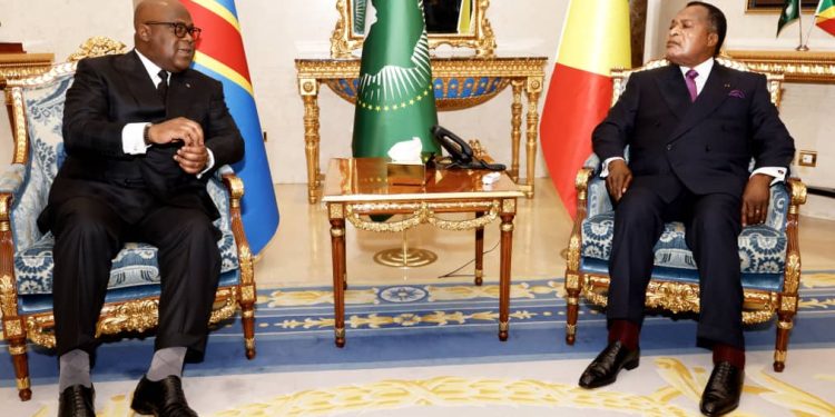 Visite de travail du Président Félix Antoine Tshisekedi Tshilombo, en République du Congo.
