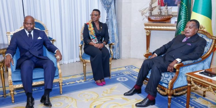Le secrétaire général de la Zlecaf, reçu par le Président Denis Sassou-N’Guesso