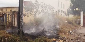 SOCIETE : INCENDIE D’UN TRANSFORMATEUR ELECTRIQUE AU QUARTIER NKOMBO A BRAZZAVILLE