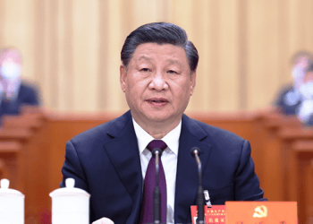 LE 20E CONGRES NATIONAL DU PCC S’ACHEVE A BEIJING, XI JINPING PRESIDE LE CONGRES ET Y PRONONCE UN IMPORTANT DISCOURS