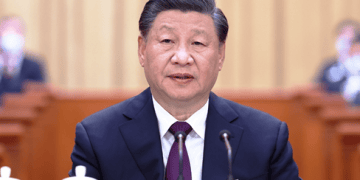 LE 20E CONGRES NATIONAL DU PCC S’ACHEVE A BEIJING, XI JINPING PRESIDE LE CONGRES ET Y PRONONCE UN IMPORTANT DISCOURS