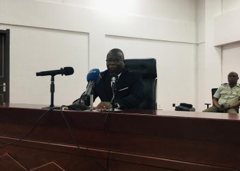 Pierre Cébert IBOCKO ONANGA face aux directeurs départementaux de Pointe- Noire.