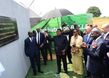 Le Président Denis Sassou N’guesso inaugure l’Agri-hub Arturo Bellezza de Loudima, dédiée au bio carburant à base de l’éthanol.