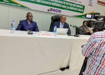 Ouverture de l’atelier de sensibilisation des cellules de gestion des marchés publics sur la modification de la réglementation des marchés publics.