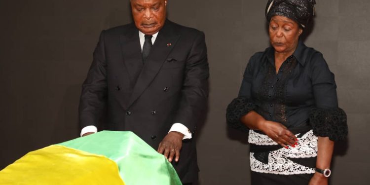 Hommage de la Nation à Firmin Ayessa, ministre d’Etat, ministre de la fonction publique, du travail et de la sécurité sociale.