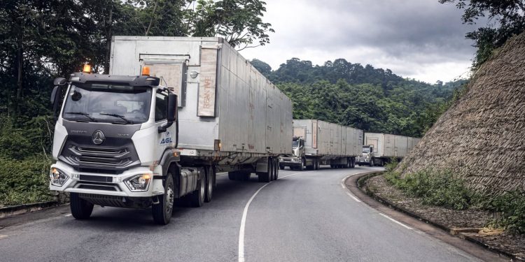 Opération logistique d’envergure : AGL Congo transporte 19 modules hors gabarit