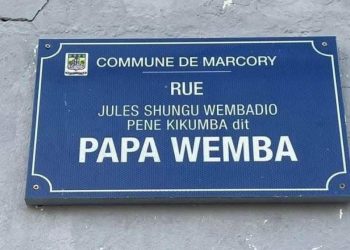 Une rue rebaptisée au nom de Papa Wemba à Abidjan, en Côte d’Ivoire.