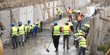 Aménagement des berges de la rivière Tsiémé :  Un chantier majeur conduit par le département des Grands Travaux