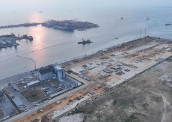 Au Môle Est, Congo Terminal adopte une méthodologie de dragage adaptée au traitement des sables bitumineux