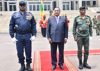 Deux colonels-majors honorés par le Président Denis Sassou-N’Guesso